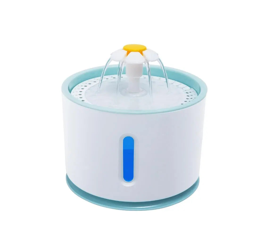 Automatic Pet Cat Water Fountain With LED Lighting USB Dogs Cats Mute Drinker Feeder Bowl Drinking Dispenser - Posadas