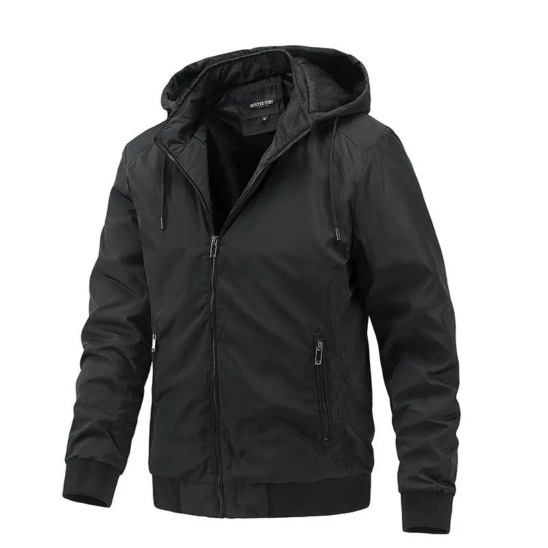 Men's Detachable Hooded Jacket Casual Sports Thin Cotton Jacket - Posadas